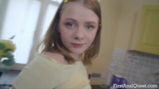 Rus Amatör Lesya Milk İlk Kez Sert Anal Sikiliyor Full HD